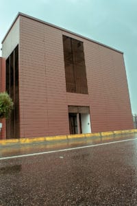 Aeroporto Firenze Parete a doghe quadrotto