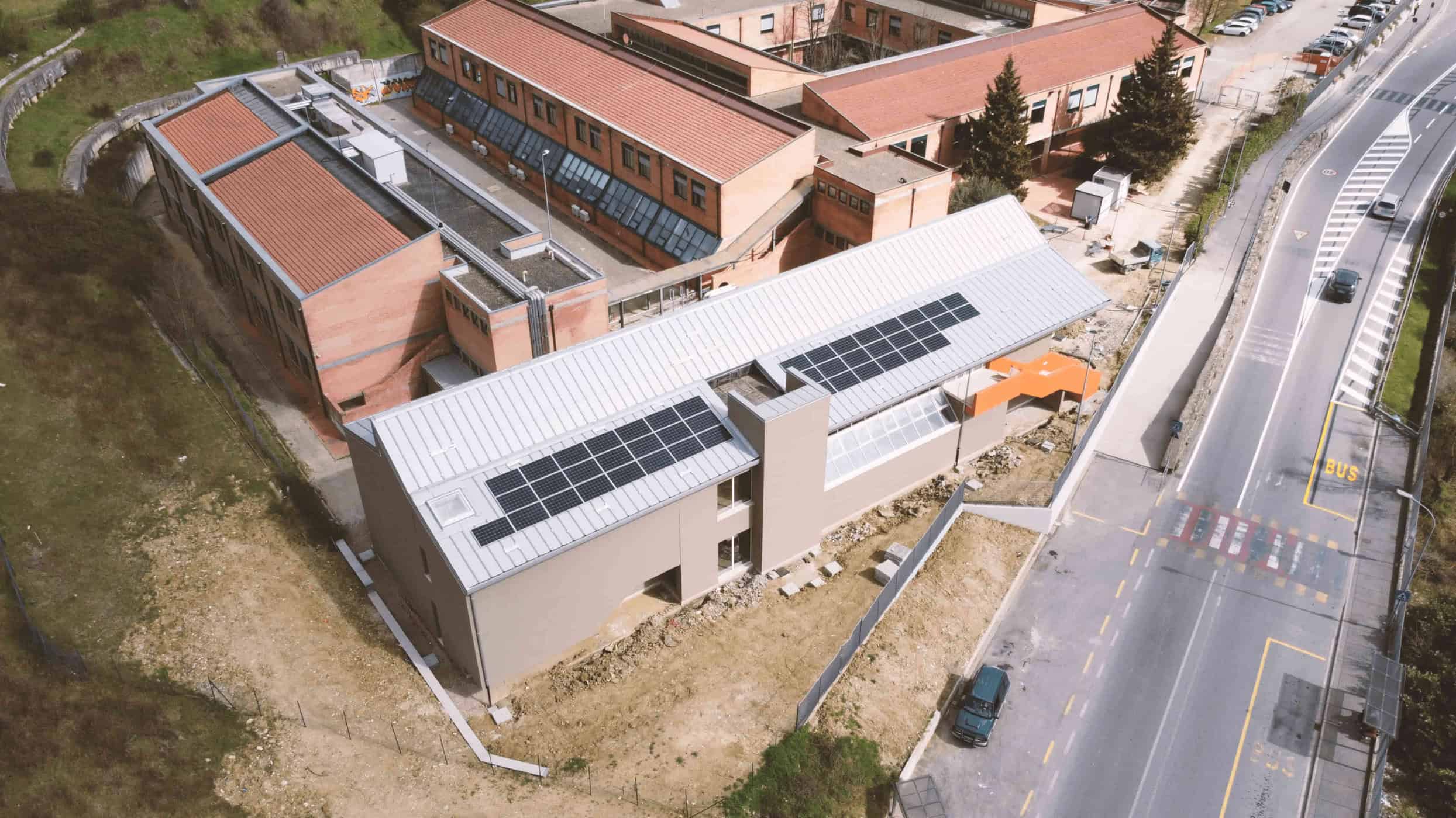 Copertura Scuola Superiore Giunto Drenante Pontassieve