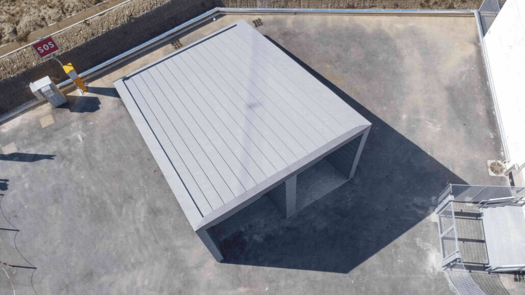 Rivestimento Doppia Aggraffatura Zinco Titanio vista alto